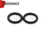BC3085 Black Fuel Injector O Rings / Rubber Oil Seal 17.22mm OD Size 1 Year