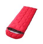 Red Waterproof Sleeping Bag , Outdoor Inflatable Sleeping Bag For Hiking