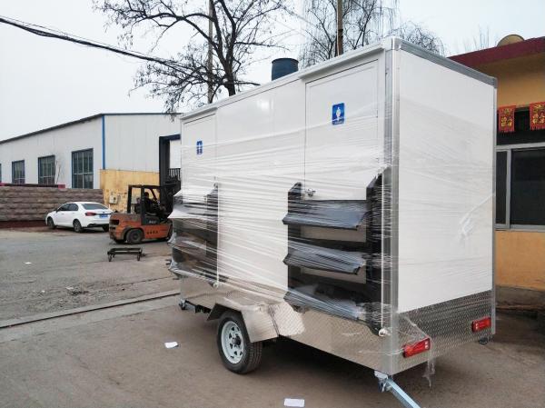 Affordable roadable 2024 Mobile Bathroom Toilet Trailer Portable Toilet Trailer
