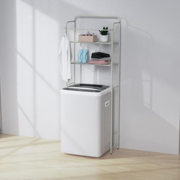 3-Tier Laundry Room Shelf Over The Washing Machine Storage Rack Bathroom