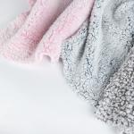 Weft Knitted 100% Polyester Soft Plush Fleece Shu Velveteen Fabric for Home