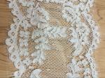 Jacquard Lace border for Wedding dress Cord lace edge in Ivory Color
