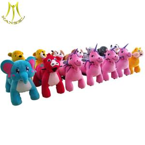 Wholesale Hansel outdoor playground commercial motorized scooter animals ride on toy car from china suppliers