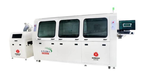 External Spray Suneast Wave Soldering Machine 8KW Lead Free Wave Soldering