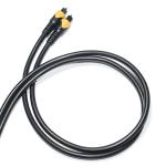 Yelloow&Black ​Toslink Digital Cable OD4.0 LSZH PVC Plated Gold Ject For Home