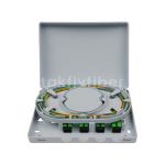 Plastic FTTH GPON EPON Wall Mount Faceplate 4 Ports SC 8 Ports LC Fiber Optical