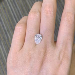 Wholesale Pear Cut CVD Man Made Diamonds 3.01 Clarity D Color OEM ODM from china suppliers