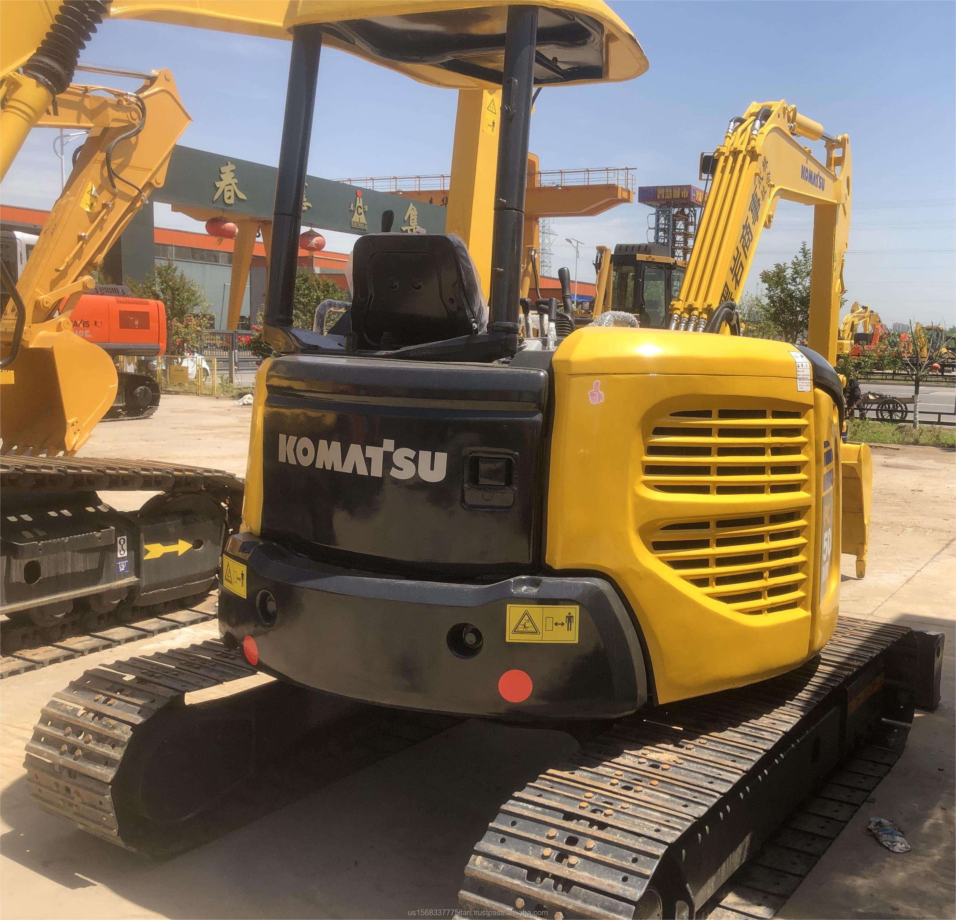 Used Komatsu PC50 Excavator with Pilothouse 5020 KG Weight Original Hydraulic Cylinder