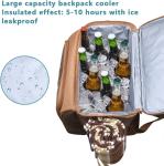 Hap Tim Picnic Backpack Cooler for 4 Person with Insulated Leakproof Cooler Bag,