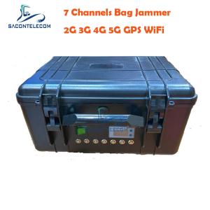 China VHF UHF  7 Channels Wireless Signal Jammer DC24V 2G 3G 4G 5G ISO9001 on sale