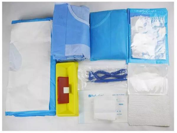OEM/ODM Pack Breathable Green C Section Surgical Drape Pack for Medical