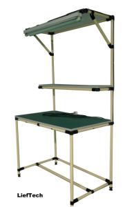 Wholesale Custom Size Pipe Work Bench Aluminium Alloy Rack Mount Workstation from china suppliers