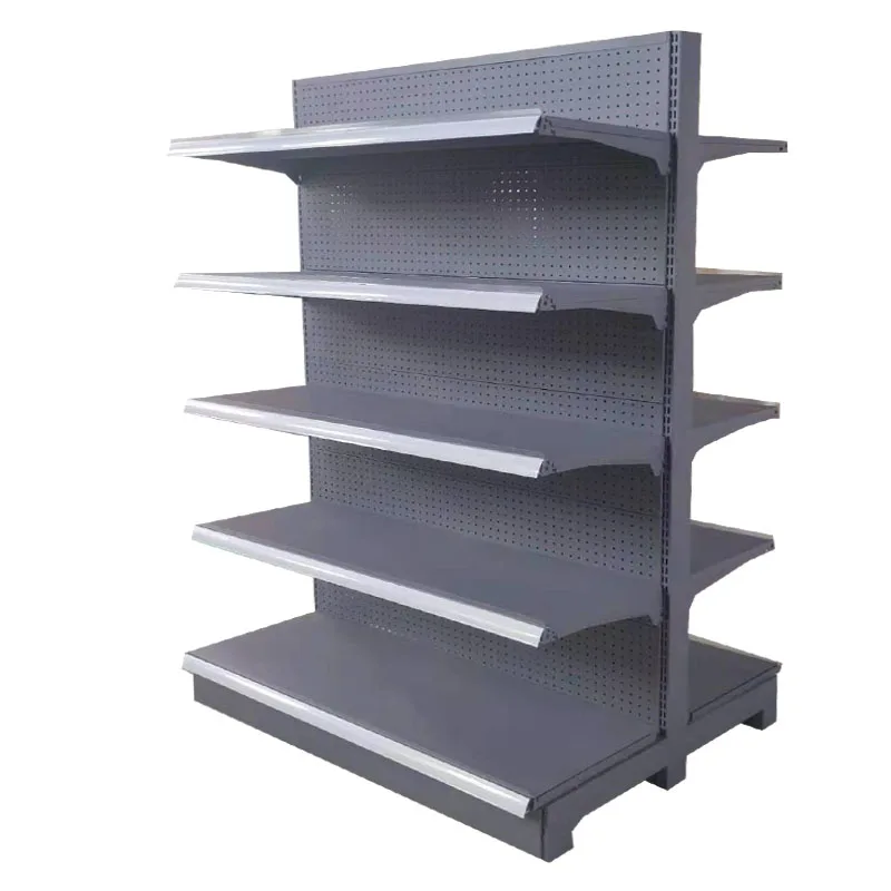 Factory Customized color size black retail shelving