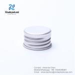Custom Wholesale Food Grade Silver Screw Caps Aluminum Cap for Cosmetic Bottle