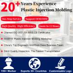 OEM Custom PP PC PVC PE ABS Acrylic Plastic Injection Molding Parts 0.01mm