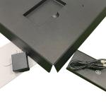 Wet Press Black Sugarcane Paper Tray Packaging Waterproof Oilproof For