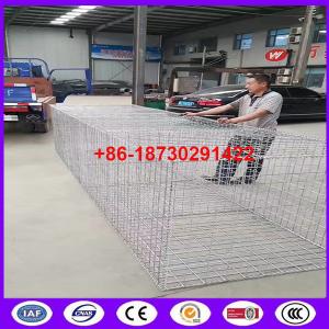 China High Tensile Galvanized Steel Wire Welded Gabion Box Wear And Abrasion Resistance for stone keeping on sale