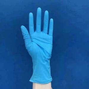 Wholesale Disposable gloves blue hospital-specific nitrile material three sizes from china suppliers