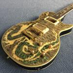 New high-quality custom LP electric guitar, Abalone Dinosaur inlaid fingerboard