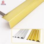3mm Right Angle Aluminium Extrusion , Gold Anodised Aluminium Angle
