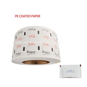 Wholesale Custom Printing PE Coated Paper Roll Film for Sugar Pepper Salt Stick Sachet Material from china suppliers