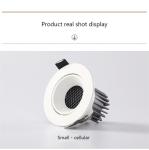 15 24 38 Lighting Angle 12W LED Spotlight 5000K 6000K Color Temperature