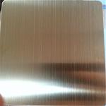 S.S SHEETS GRADE 201 BRUSH FINISH WITH PVC 4'x8' 4'x10' stainless steel finish