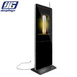 Free Standing Slim LCD Advertising Display Digital Signage Player Rectangle