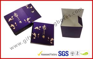 Wholesale 210gsm Ivory Card Board Packaging for Cake , Offset Pantone Color Printed Matt Purpel Card Box from china suppliers
