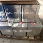 Ratio 1:1 PU Rubber Concrete Stamp Casting Liquid Polyurethane Rubber
