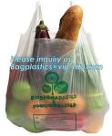 Plant Based Biodegradable Die Cut Handle Food Packaging Compostable Plastic Bag,