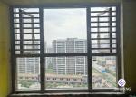 Stable Casement Aluminium Glass Windows With Aluminum Burglar Mesh , Grid Net