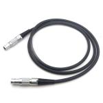 0.6M Alexa Mini Timecode Cable , 5 Pin Lemo Cable Black Color