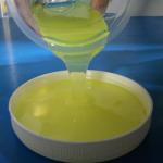 90 Shore A Light Yellow Polyurethane Liquid Rubber For PU Roller