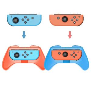 Wholesale Wear-Resistant Grip Controller For Nintendo Switch Joy-Con Bule Red from china suppliers
