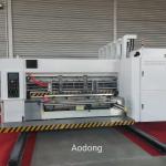 18kw Corrugated Box Printing Machine Flexo Slotter Humanization Operation