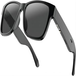 Wholesale Men Women Bluetooth Sunglasss With Speakers And Mics Open Ear Music Audio Smart Glasses from china suppliers