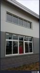 Sand Blasting Steel Frame Industrial Garage With Aluminium Glass Sliding Windows