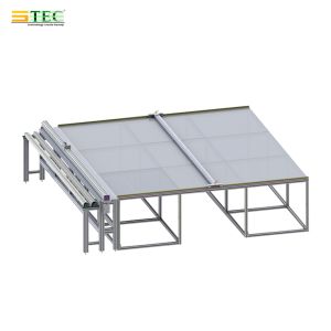 Manual Fabric Roller Blinds and Cutting Table Machine for Sunscreen / Blackout / Zebra Roller Blind Fabric
