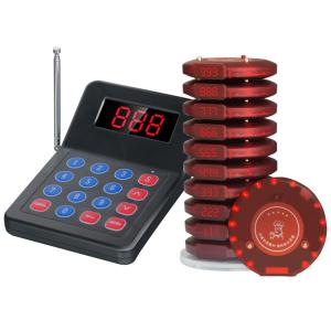 Wholesale 2018 hot sale 433.92 MHZ restaurant equipment wireless queue pager system from china suppliers