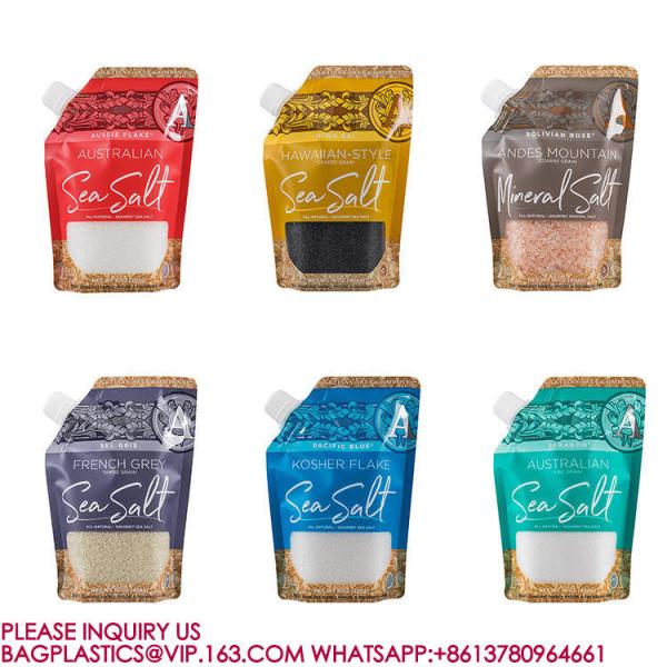Reusable Clear Flask Bags Power Spice Sea Salt Packaging Cruise Sneak Drink