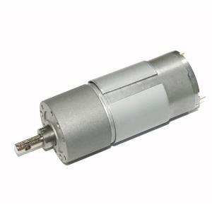 China 12V 24V 37mm Brush DC Gear Motor 555 High Torque 45 55 65 75 rpm Low Speed on sale