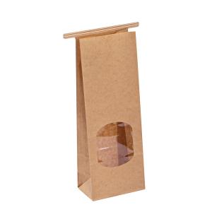 Wholesale Eco Friendly Kraft Paper Packing Bags , Brown Craft Bags FDA SGS Certifications from china suppliers