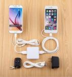 Comer 2 usb port display anti-theft One-stop security anti-theft cell phone