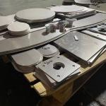 Laser Cutting Stainless Steel Plate Thickness 1.0 - 30.0mm Without Burr Cutting