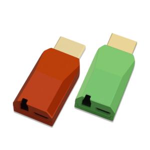 Wholesale 4K / 30Hz HDMI Fiber Extender Hot-Pluggable Standard HDMI 1.4 Connector from china suppliers