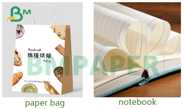 60gsm 70gsm Uncoated Woodfree Paper White Jumbo Rolls 330mm 440mm for Printing 
