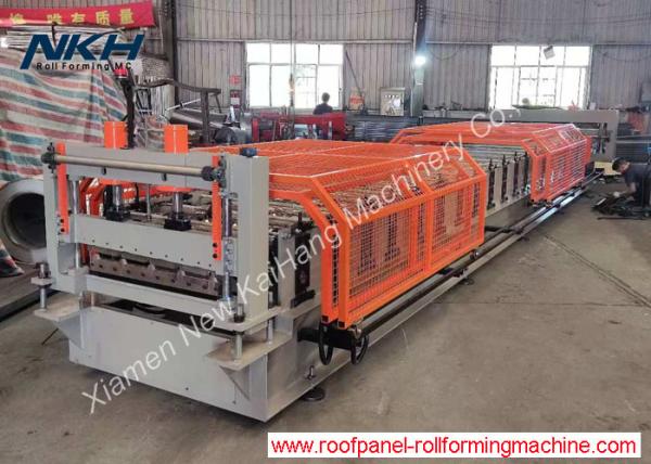 YX25-200-800 Roof Panel Roll Forming Machine with On-line Punching Metal Roll