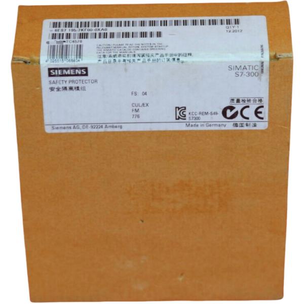 SIEMENS 6ES7195-7KF00-0XA0 SIMATIC S7, SAFETY PROTECTOR BETWEEN F AND STANDARD