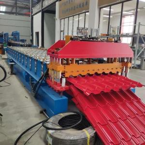 China Metal High IBR Roof Sheet Profile Metal Glazed Tile Roll Forming Machine on sale